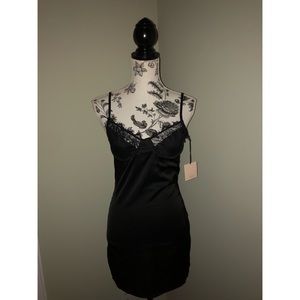 Black cocktail dress